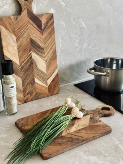 Skærebræt Sildeben - 50cm.