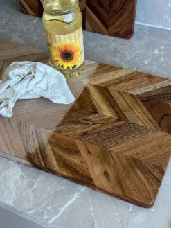 Skærebræt Sildeben - 50cm. Uden olie