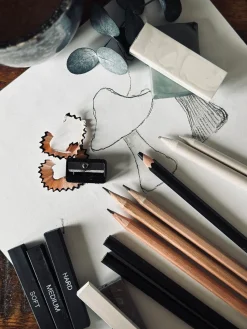 Skrive / tegne redskaber – 18 dele