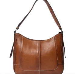 Skuldertaske Neri Small - Walnut