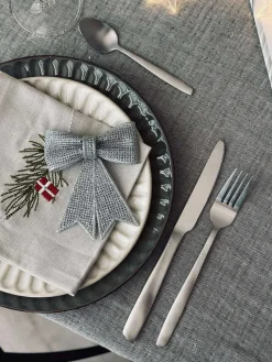 Sløjfe glitter - Silver