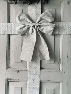 Sløjfe til dør - Hvid