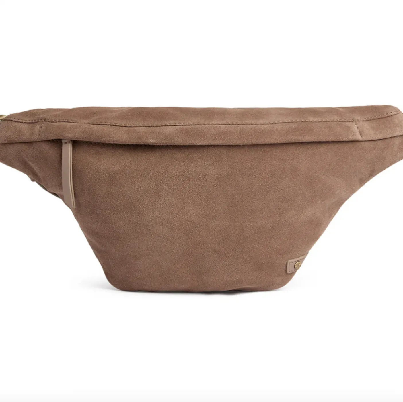 Smuk ruskindsbumbag - Taupe