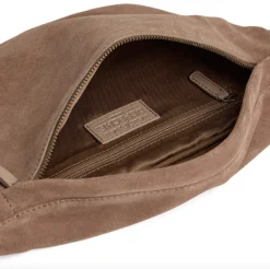 Smuk ruskindsbumbag - Taupe