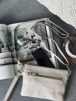 Smuk taske / clutch - Soft sand