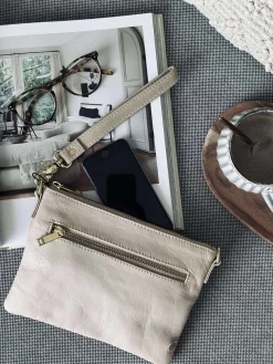 Smuk taske / clutch - Soft sand