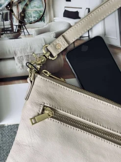 Smuk taske / clutch - Soft sand