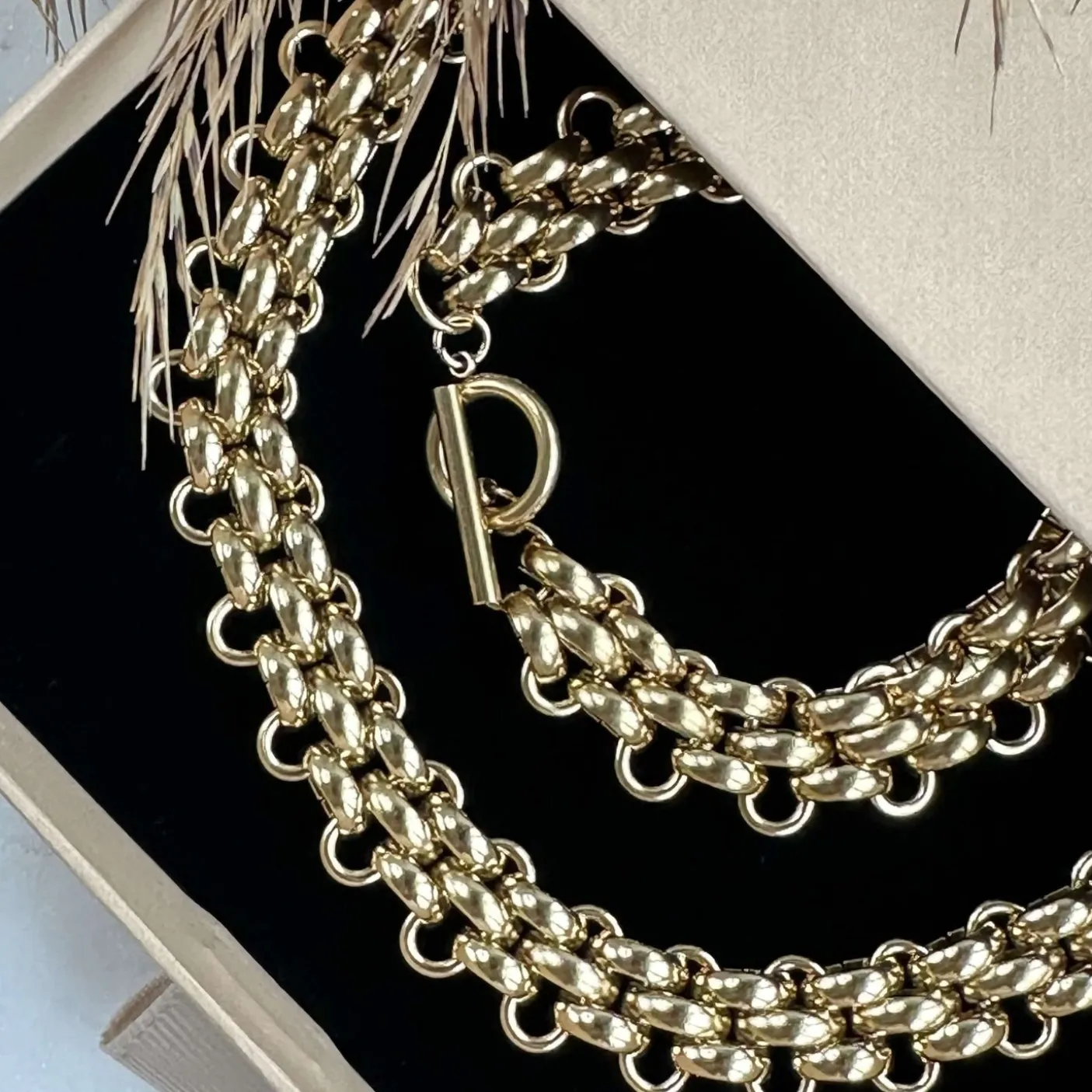 Smykkesæt ATHENA – Forgyldt