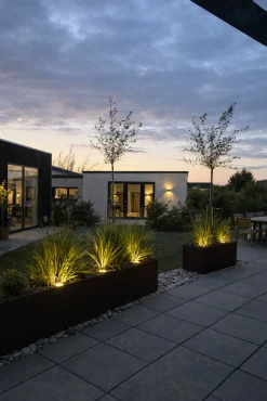 Solcelle spots SILVER – Sæt med 4 stk