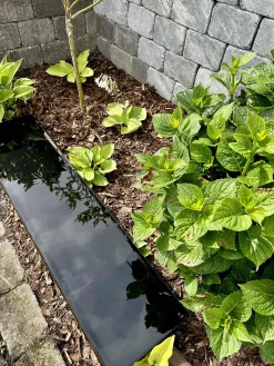 Spejlbassin Rectangle - Black