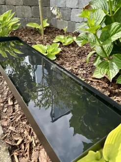 Spejlbassin Rectangle - Black