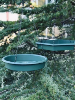 Sæt med fuglebad og foderbræt