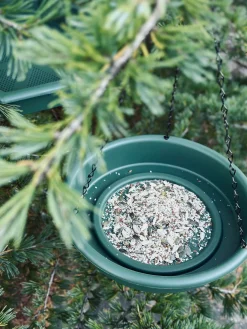 Sæt med fuglebad og foderbræt