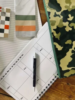 Sæt med notesbøger og taske - Army