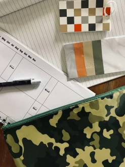 Sæt med notesbøger og taske - Army