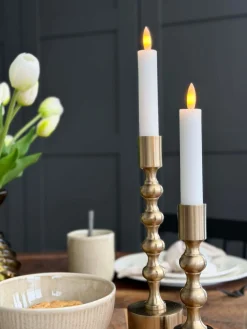 Stagelys Hvid 2 stk. - Flere størrelser