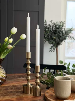 Stagelys Hvid 2 stk. - Flere størrelser