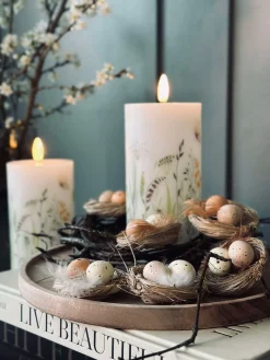 6stk. Reder med påskeæg - Borddekoration