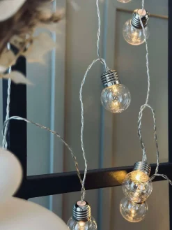 Stor Lyskæde med 50 LED pære og farveskift - Godkendt til inde og ude