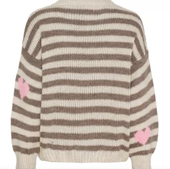 Strik - Beige striber