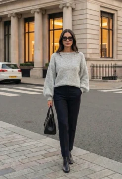 Strik Alpaga mix - Grå