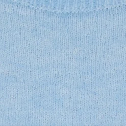 Strik med 3/4 ærmer - Sky