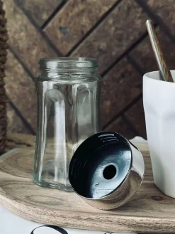 Sukkerstrøer i glas