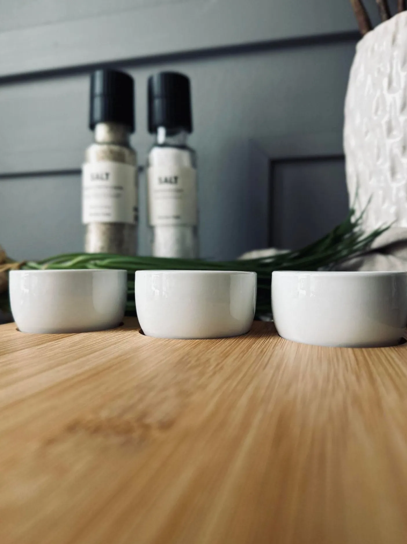 Sushi / tapas sæt m. Skåle og skærebræt