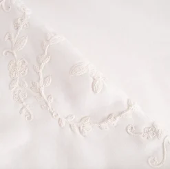 Sweatshirt med broderi - White oversize