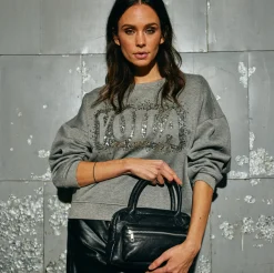 Sweatshirt Oversize - Grey Melange