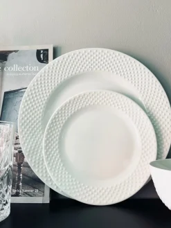 Tallerken 20 cm – White Melamin