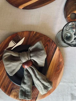 Tallerken akacie - 30 cm