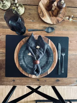 Tallerken akacie - 30 cm