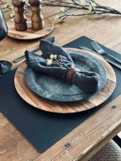 Tallerken akacie - 30 cm