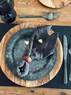 Tallerken akacie - 30 cm