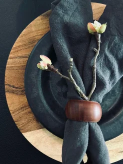 Tallerken akacie - 25 cm