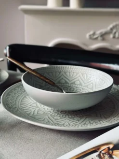 Tallerken India Stonewear 27cm - Beige