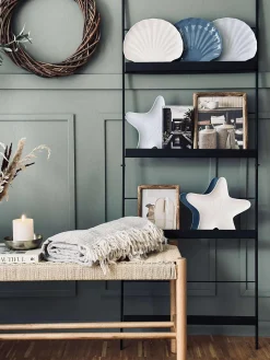 Tallerken melamin - Lys blå søstjerne