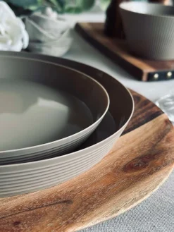 Tallerken Norma 24cm - Mocca 2 stk.