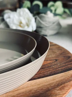 Tallerken Norma 24cm - Mocca 2 stk.