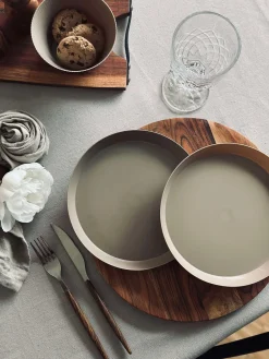 Tallerken Norma 20cm - Mocca 2stk.