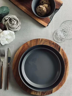 Tallerken Norma 20cm - Stone grey 2stk.