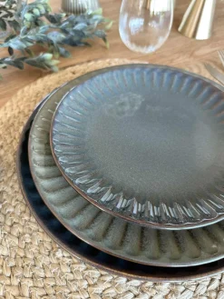 Tallerken VIGA Grå / brun - Flere størrelser