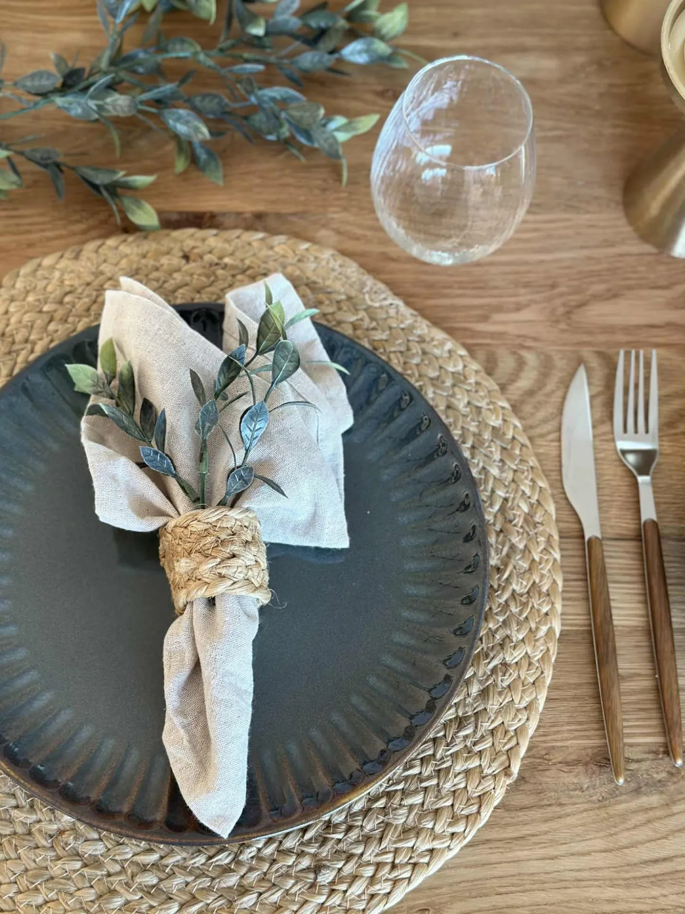 Tallerken VIGA Grå / brun - Flere størrelser