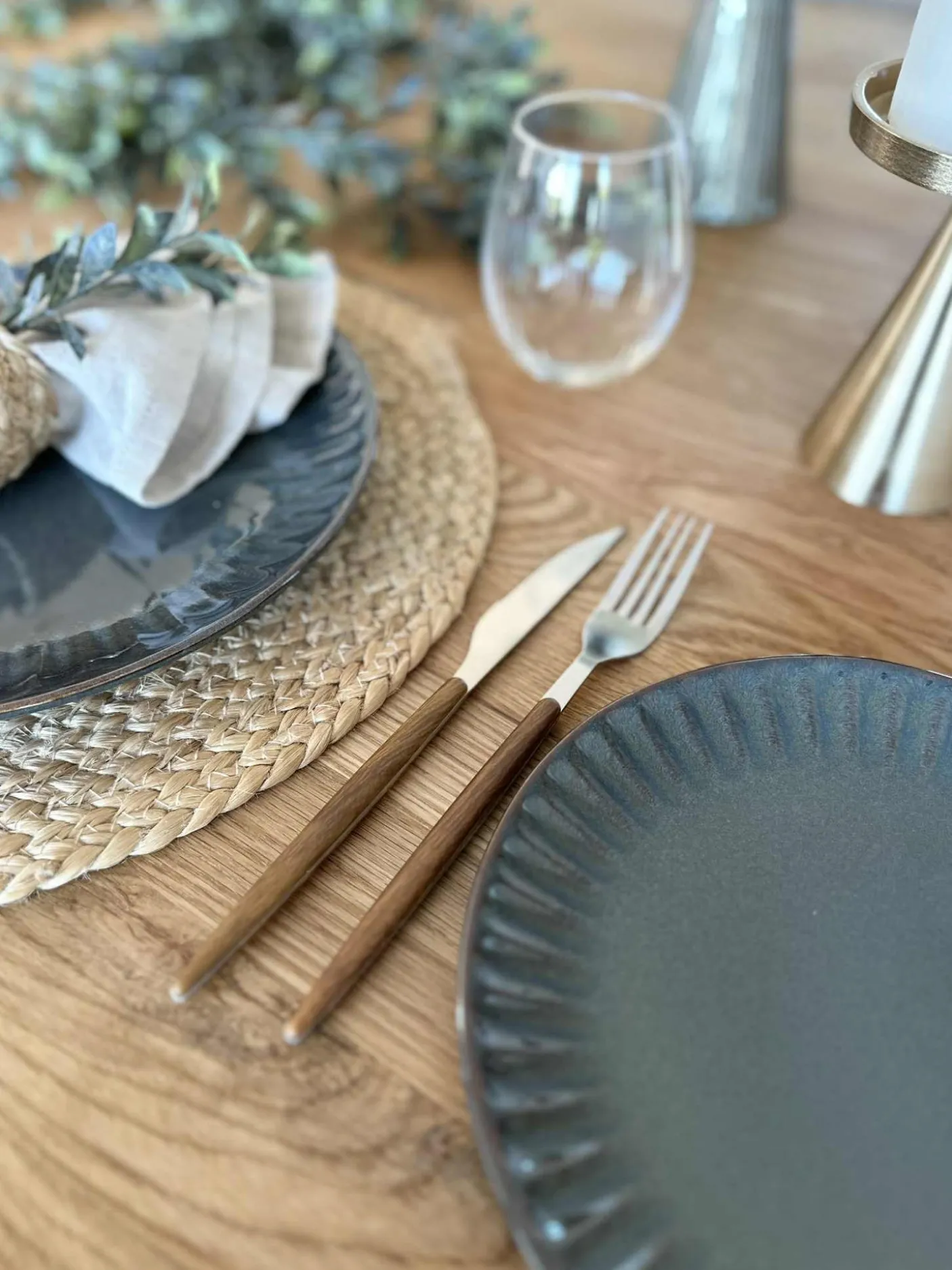 Tallerken VIGA Grå / brun - Flere størrelser