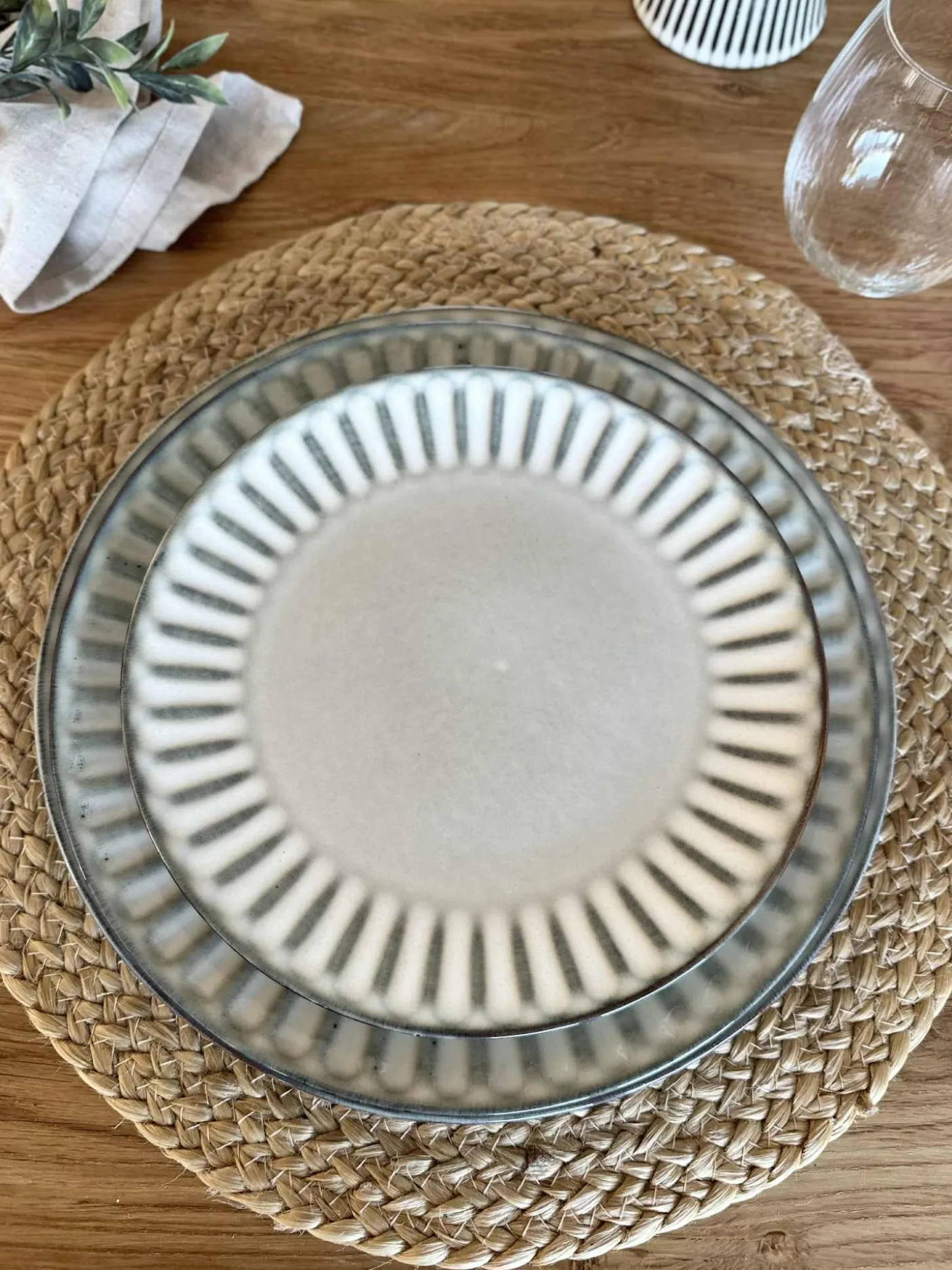 Tallerken VIGA Grå - Flere størrelser