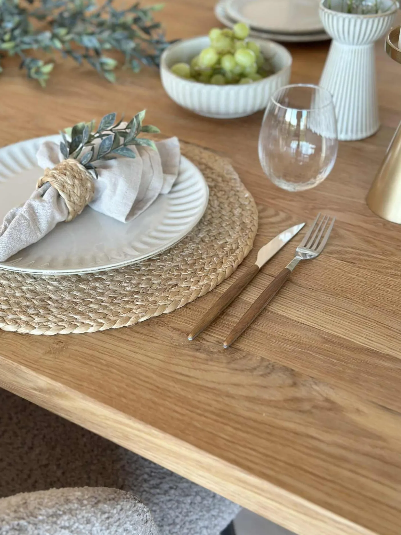 Tallerken VIGA Sand - Flere størrelser