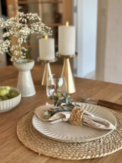 Tallerken VIGA Sand - Flere størrelser