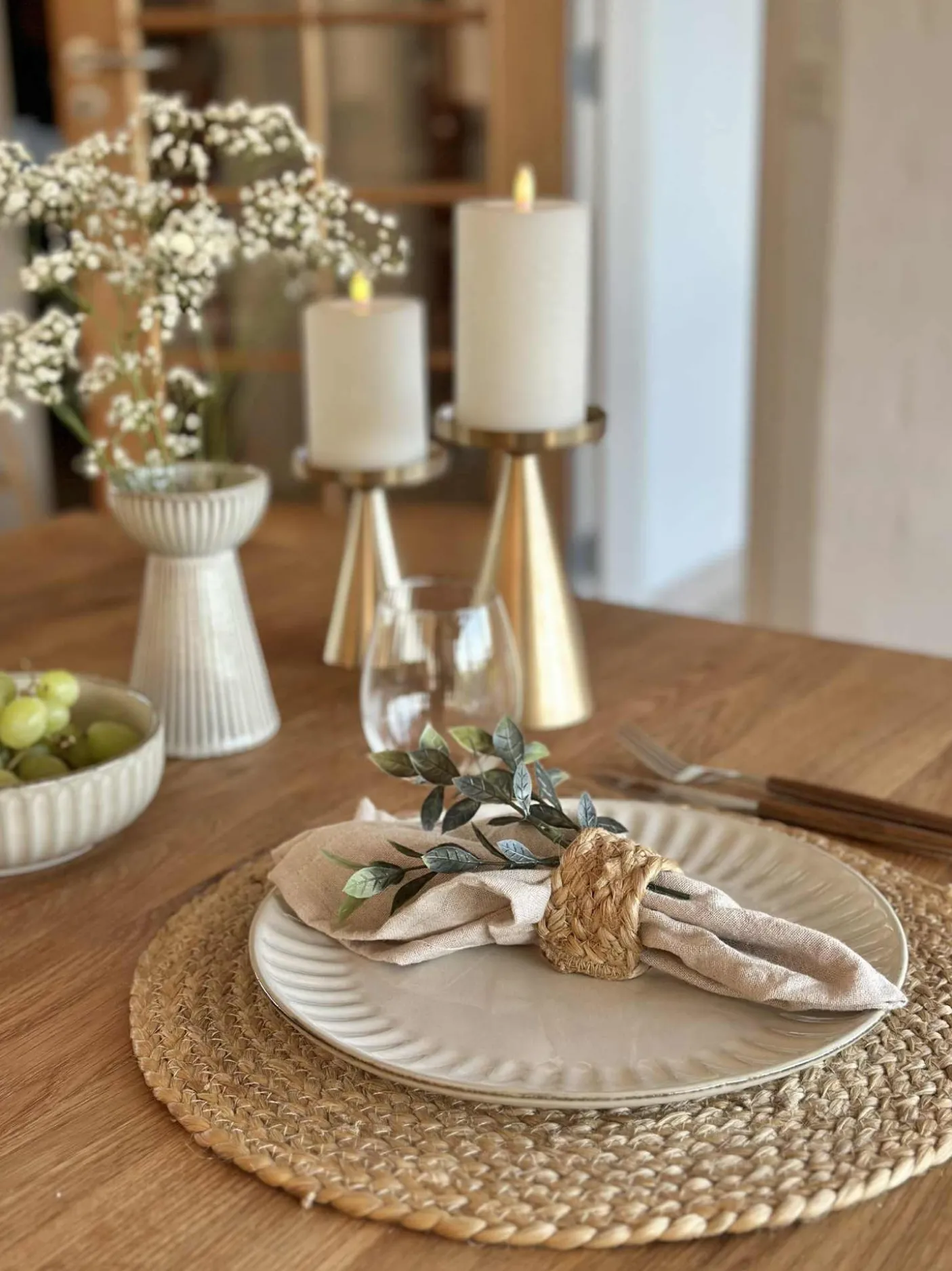 Tallerken VIGA Sand - Flere størrelser