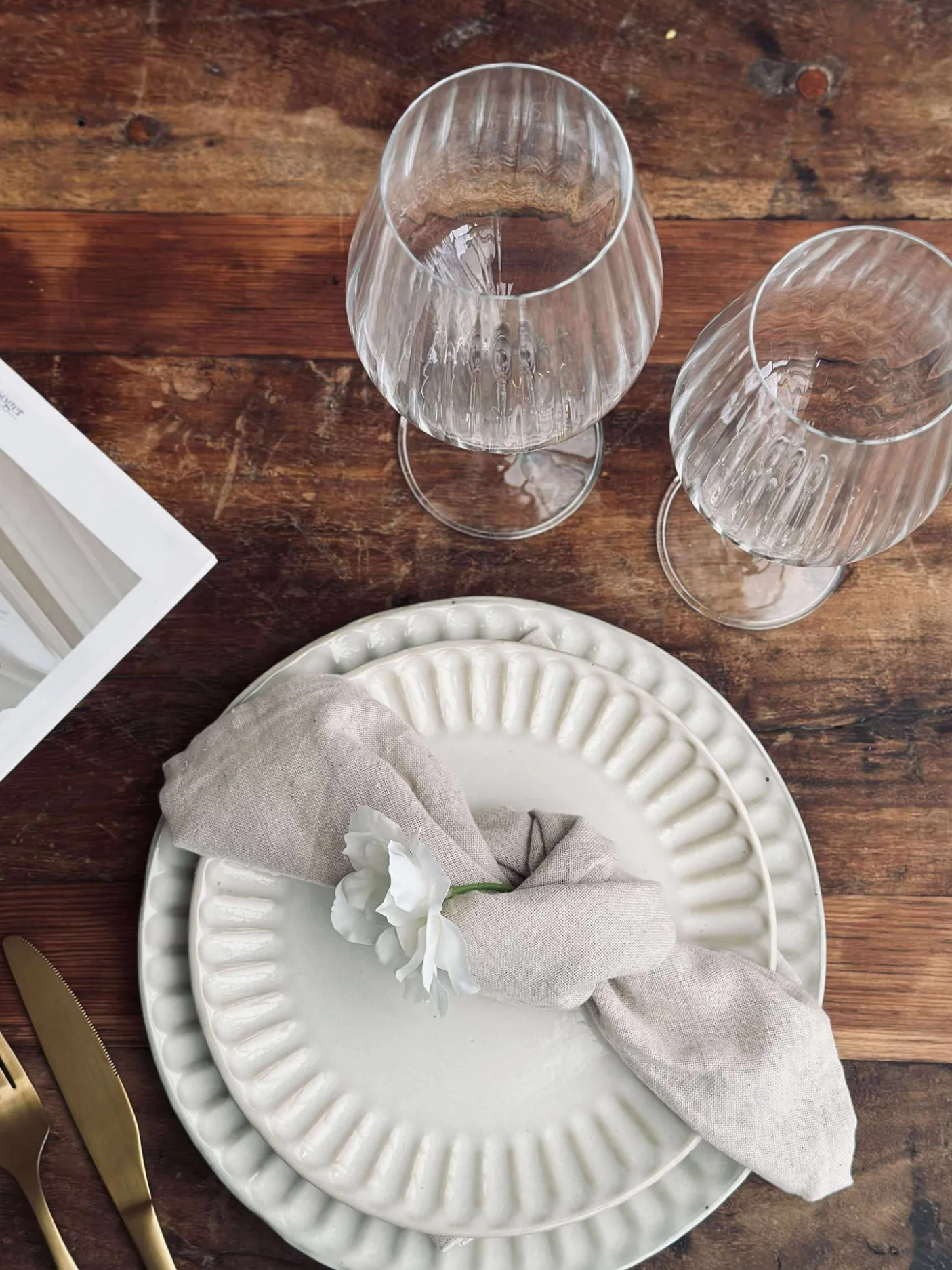 Tallerken VIGA Sand - Flere størrelser